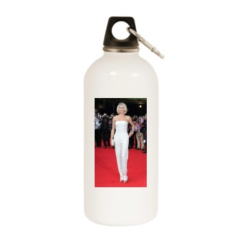 Cameron Diaz White Water Bottle With Carabiner