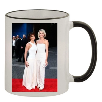 Cameron Diaz 11oz Colored Rim & Handle Mug