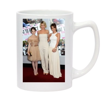 Cameron Diaz 14oz White Statesman Mug