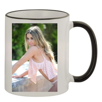 Carmen Electra 11oz Colored Rim & Handle Mug