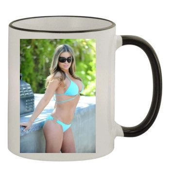 Carmen Electra 11oz Colored Rim & Handle Mug