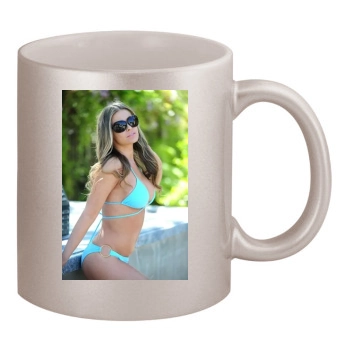 Carmen Electra 11oz Metallic Silver Mug