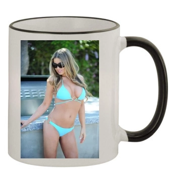 Carmen Electra 11oz Colored Rim & Handle Mug