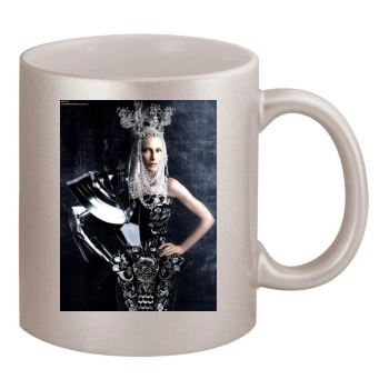 Cate Blanchett 11oz Metallic Silver Mug