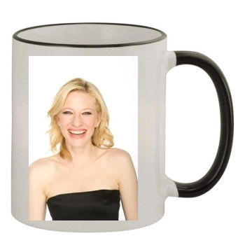 Cate Blanchett 11oz Colored Rim & Handle Mug