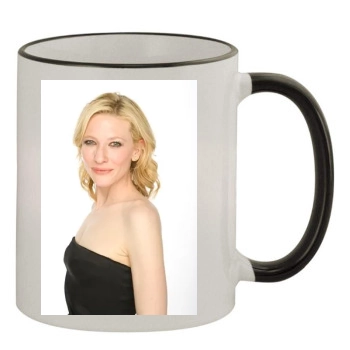 Cate Blanchett 11oz Colored Rim & Handle Mug