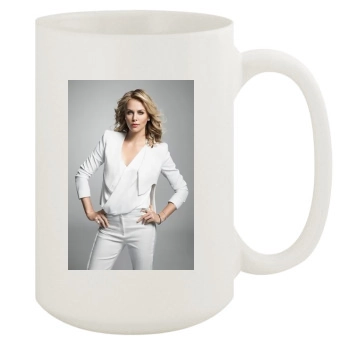 Charlize Theron 15oz White Mug