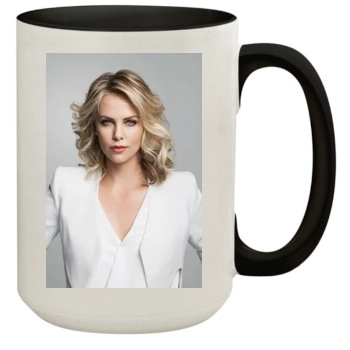 Charlize Theron 15oz Colored Inner & Handle Mug