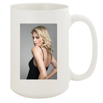 Charlize Theron 15oz White Mug