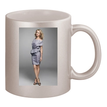 Charlize Theron 11oz Metallic Silver Mug