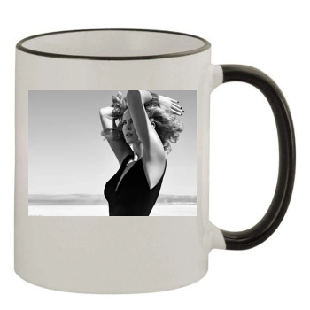 Charlize Theron 11oz Colored Rim & Handle Mug