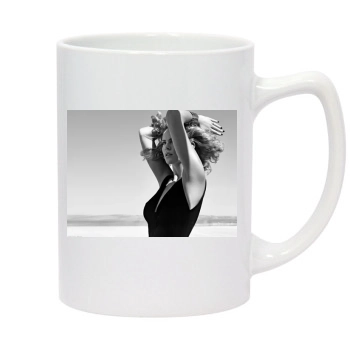 Charlize Theron 14oz White Statesman Mug