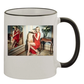 Charlize Theron 11oz Colored Rim & Handle Mug