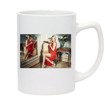 Charlize Theron 14oz White Statesman Mug