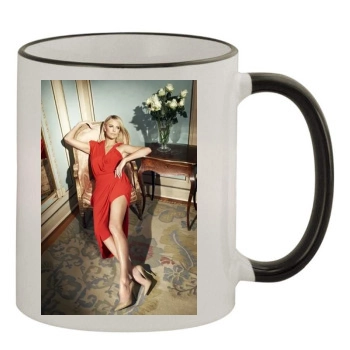 Charlize Theron 11oz Colored Rim & Handle Mug