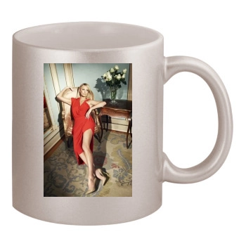 Charlize Theron 11oz Metallic Silver Mug