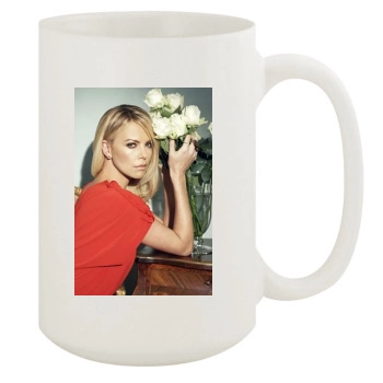 Charlize Theron 15oz White Mug