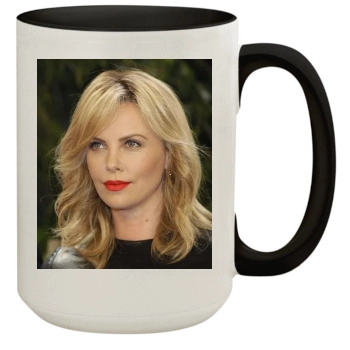 Charlize Theron 15oz Colored Inner & Handle Mug