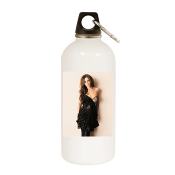 Cheryl Cole White Water Bottle With Carabiner