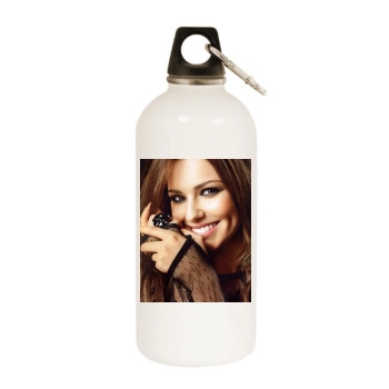 Cheryl Cole White Water Bottle With Carabiner