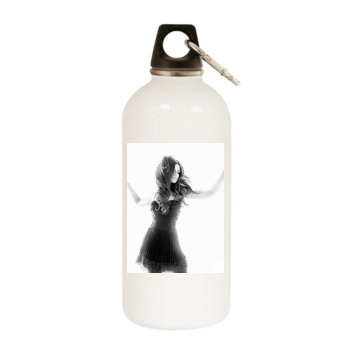 Cheryl Cole White Water Bottle With Carabiner