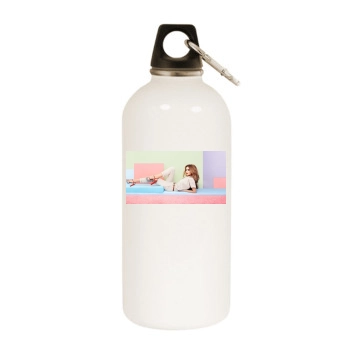 Cheryl Cole White Water Bottle With Carabiner