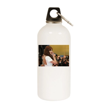 Cheryl Cole White Water Bottle With Carabiner