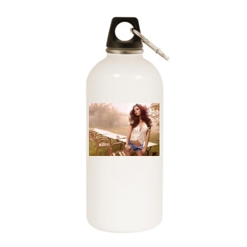 Cheryl Cole White Water Bottle With Carabiner