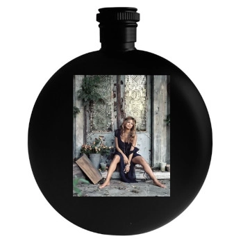 Eva Mendes Round Flask