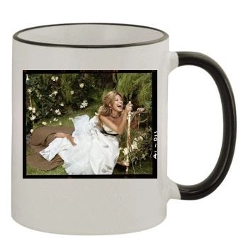 Eva Mendes 11oz Colored Rim & Handle Mug