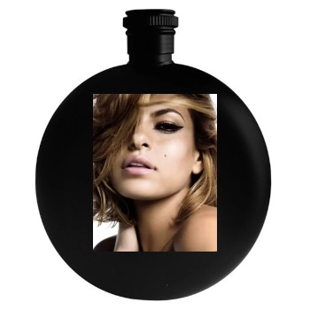 Eva Mendes Round Flask