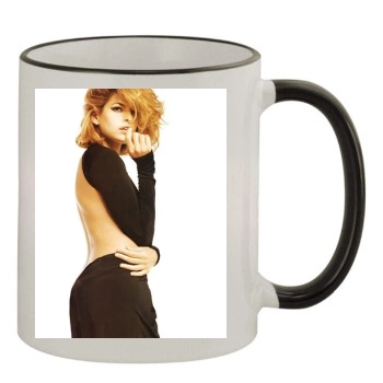 Eva Mendes 11oz Colored Rim & Handle Mug