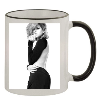 Eva Mendes 11oz Colored Rim & Handle Mug