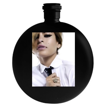 Eva Mendes Round Flask