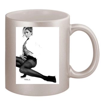 Eva Mendes 11oz Metallic Silver Mug