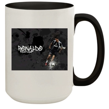 Cristiano Ronaldo 15oz Colored Inner & Handle Mug