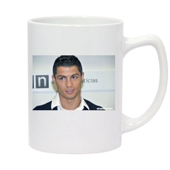 Cristiano Ronaldo 14oz White Statesman Mug