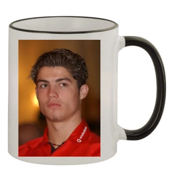 Cristiano Ronaldo 11oz Colored Rim & Handle Mug