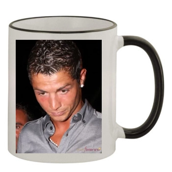 Cristiano Ronaldo 11oz Colored Rim & Handle Mug