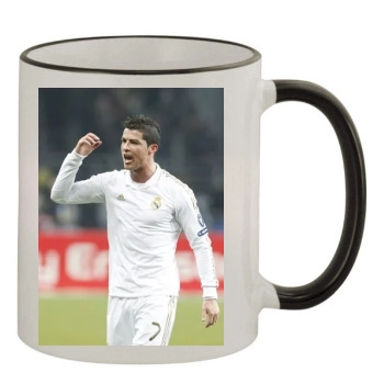 Cristiano Ronaldo 11oz Colored Rim & Handle Mug