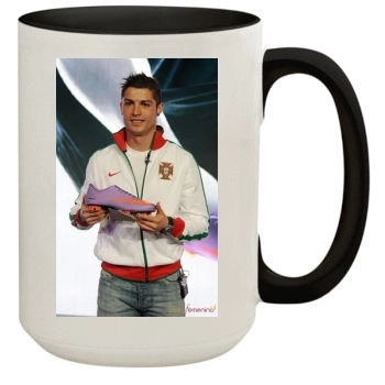 Cristiano Ronaldo 15oz Colored Inner & Handle Mug