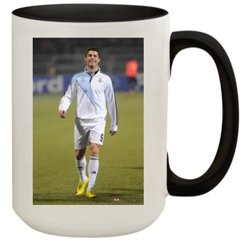 Cristiano Ronaldo 15oz Colored Inner & Handle Mug