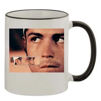 Cristiano Ronaldo 11oz Colored Rim & Handle Mug