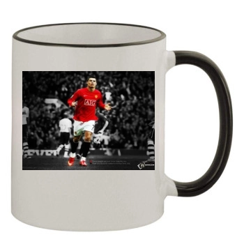 Cristiano Ronaldo 11oz Colored Rim & Handle Mug