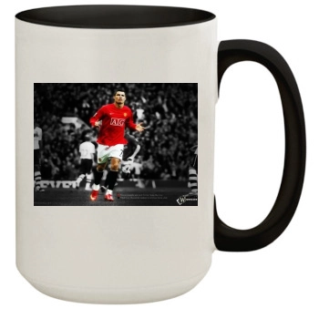 Cristiano Ronaldo 15oz Colored Inner & Handle Mug