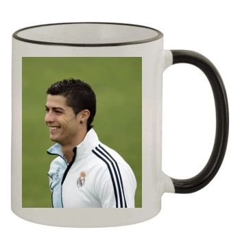 Cristiano Ronaldo 11oz Colored Rim & Handle Mug