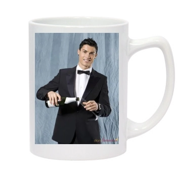 Cristiano Ronaldo 14oz White Statesman Mug