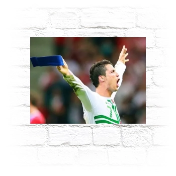 Cristiano Ronaldo Metal Wall Art