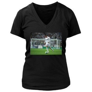 Cristiano Ronaldo Women's Deep V-Neck TShirt