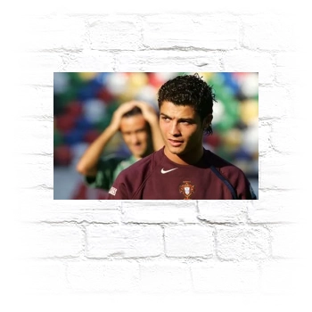 Cristiano Ronaldo Metal Wall Art